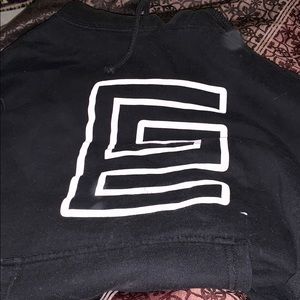 Black hoodie